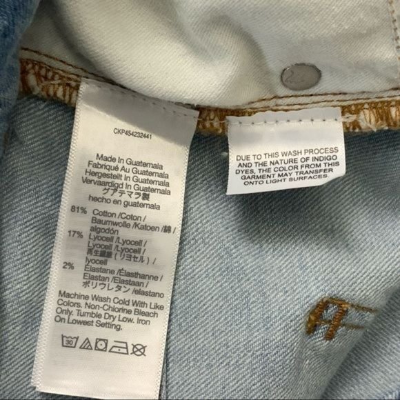 Madewell Womens denim shorts high rise Distressed 34 waist - Picture 15 of 16